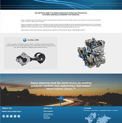 News Web Corporate Screenshot